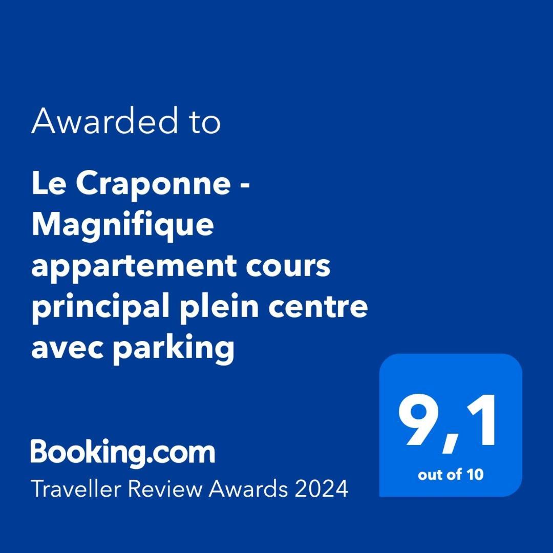 Le Craponne - Magnifique Appartement Cours Principal Plein Centre Avec Parking Σαλόν-ντε-Προβάνς Εξωτερικό φωτογραφία